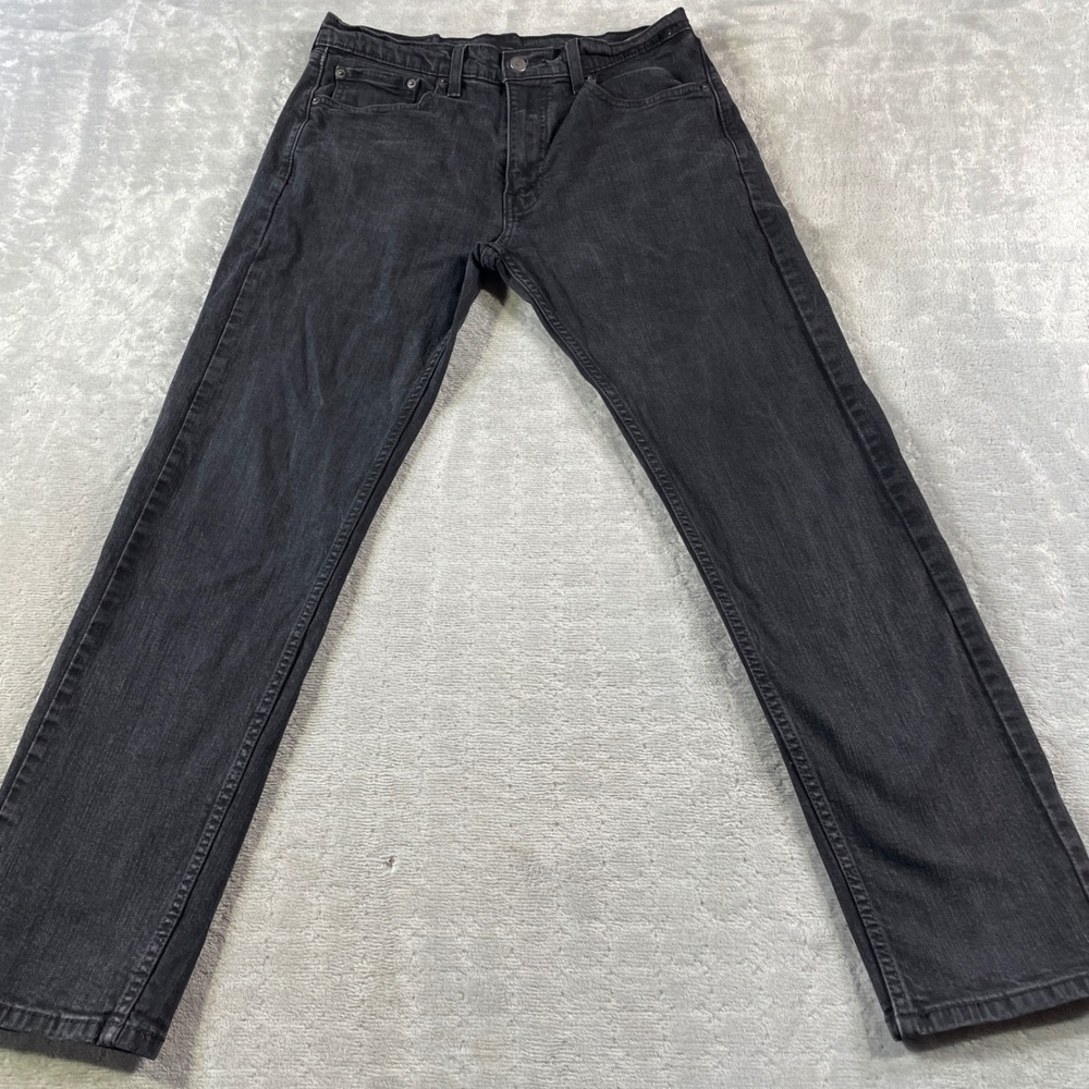 Levis Jeans 505 Mens W33 L32 Black Straight‎ Denim Punk Grunge Rock 31x29